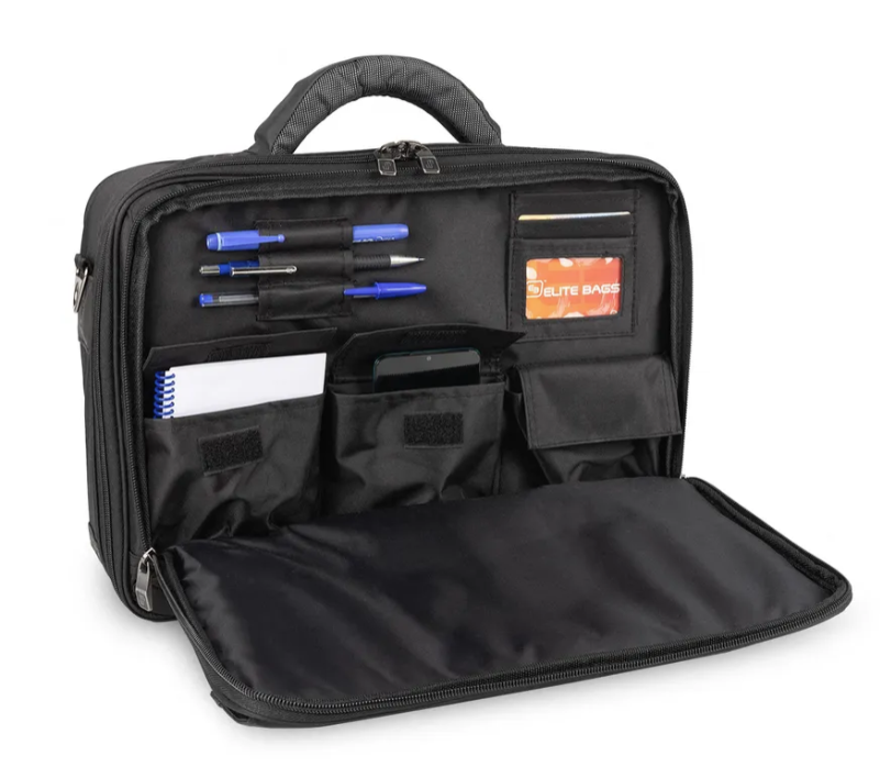 Elite Doctor's Bag - Black Twill Nylon - Elite Bags