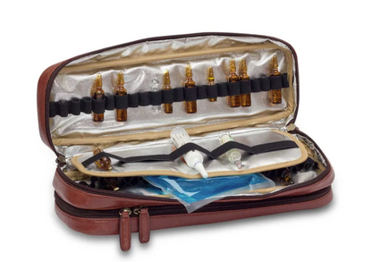 Elite Traditional Doctors Bag - Brown Leather - Elite Bags