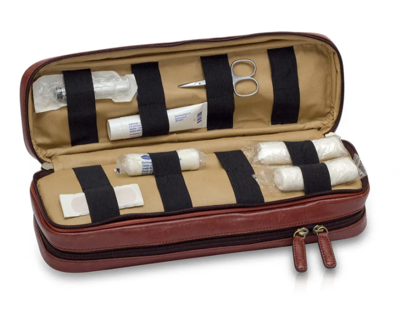 Elite Traditional Doctors Bag - Brown Leather - Elite Bags