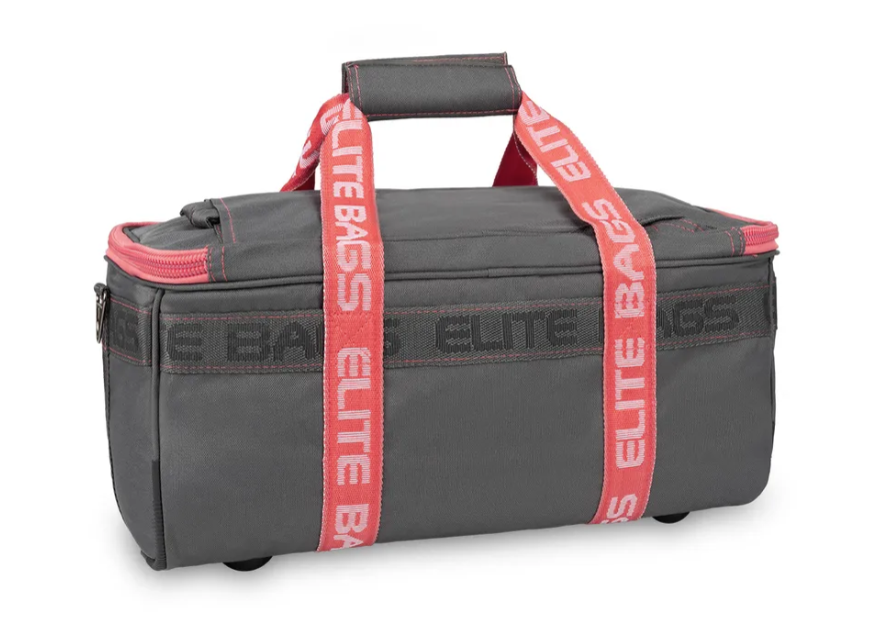 GP's Light medical bag – Grey and Salmon pink - Elite Bags