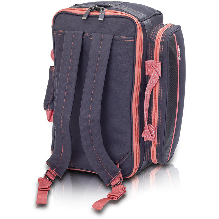 GP's Light medical bag – Grey and Salmon pink