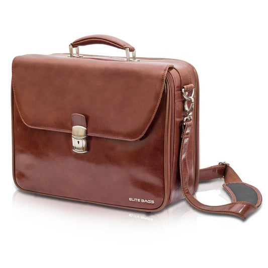 Elite Doctor’s Medical Bag – Brown Leather - Elite Bags