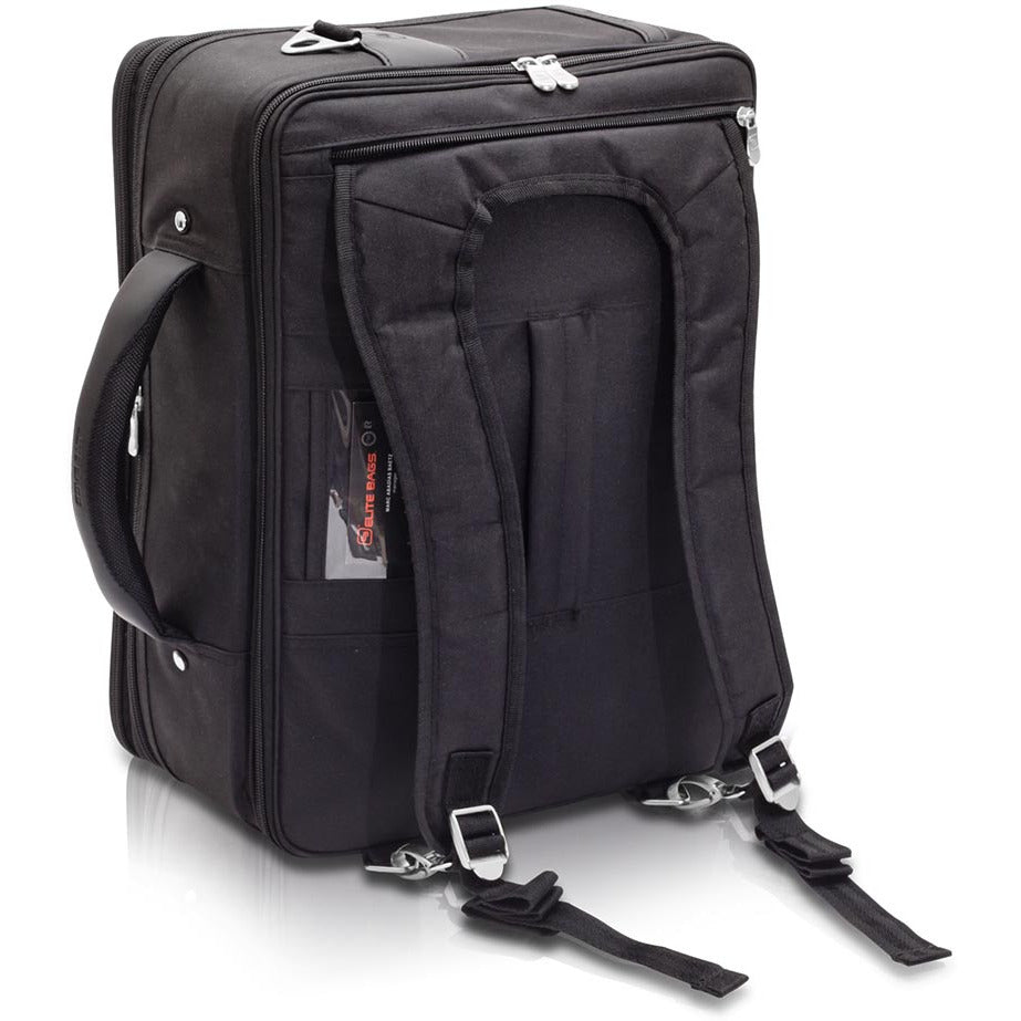 Elite Doctor's Bag - Black Twill Nylon