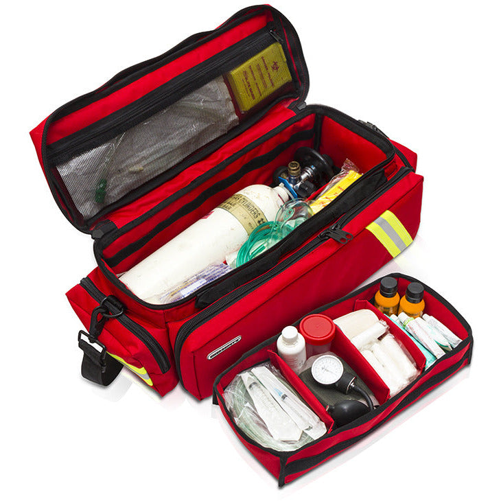 Elite Oxygen Therapy Emergency Bag - Red - 