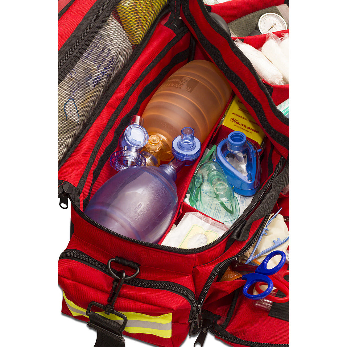 Elite Oxygen Therapy Emergency Bag - Red - 