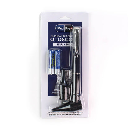 MediPro Clinical Diagnostic Mini Otoscope - Black