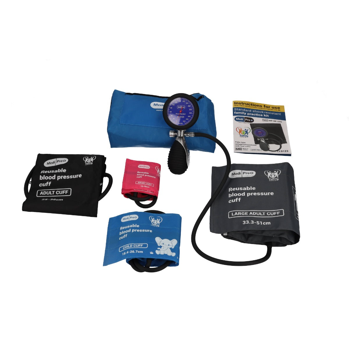 MediPro Sphygmomanometer With Adult & Child Cuffs - MediPro