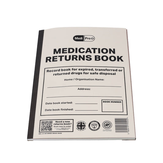 Medication Returns Book - Medipro - MediPro