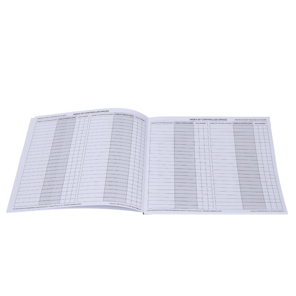 Controlled Drugs Register - Medipro - MediPro