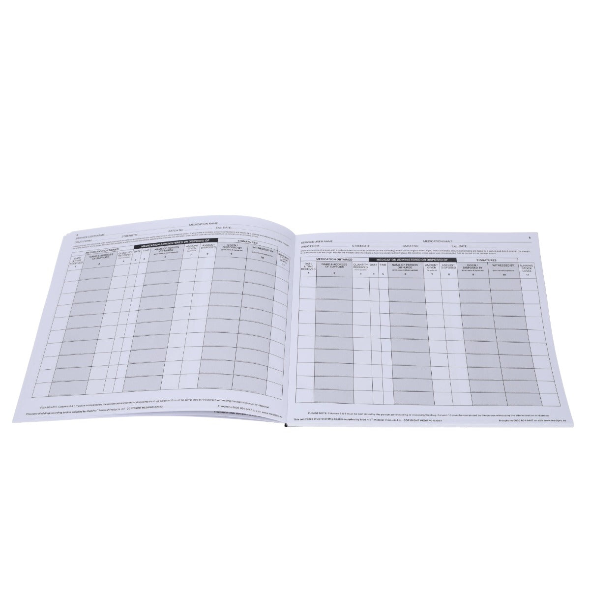 Controlled Drugs Register - Medipro - MediPro