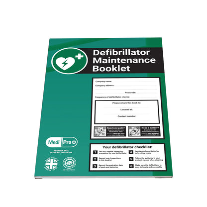 Defibrillator Maintenance Booklet - MediPro