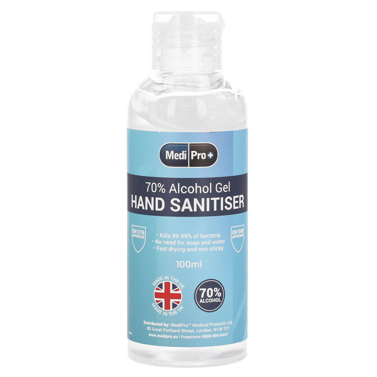 MediPro 70% Alcohol Hand Sanitiser 100ml - MediPro