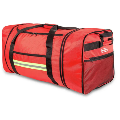 Firefighter Bag - PPE Hose Pack Bag w/ Wheels - Red - Elite Bags