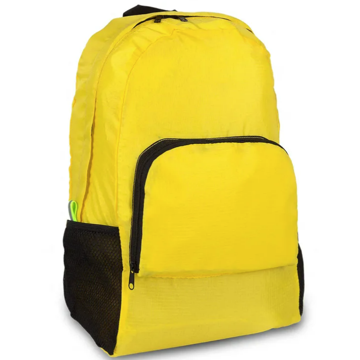 ELITE Foldable Backpack - Yellow - Elite Bags