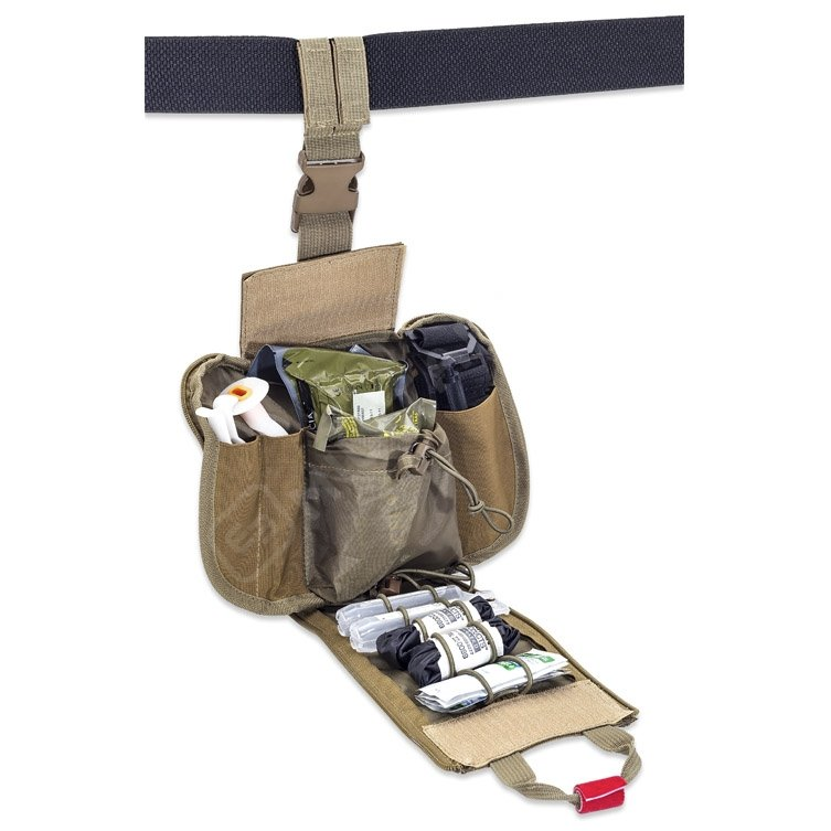 Elite Bags - QUICKAID'S Paramedic Kit w/ Molle Panel - Coyote - Elite Bags